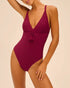 Einteiliger Badeanzug mit Bügeln Cranberry MIRACLE SIMONE PÉRÈLE